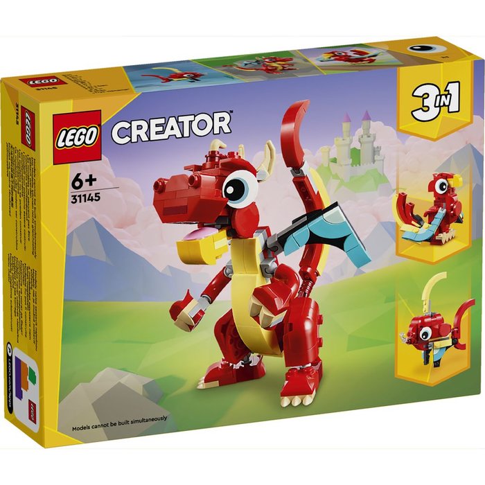Lego Dragon Rojo Marca Creator Juguete de construcción