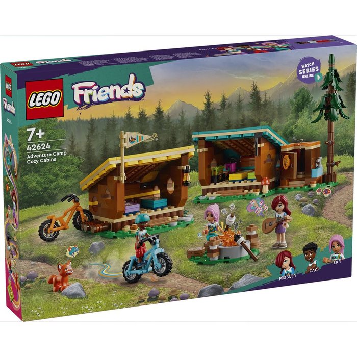 Campamento de aventura cabañas confortables Lego Juego educativo