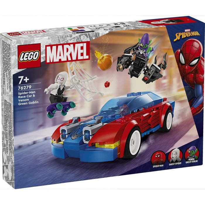 LEGO COCHE DE CARRERAS SPIDER MAN Y DUENDE VERDE VENOMIZADO | LEGO SUPER HEROES | 1 UNIDAD | 5702017590295 Imagen principal del producto