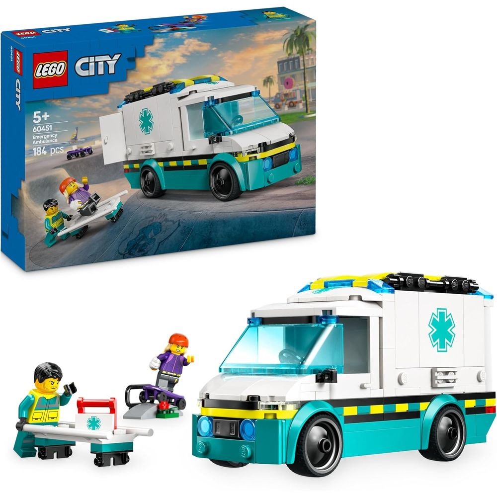 Lego Ambulancia de Emergencias LEGO CITY Juguete