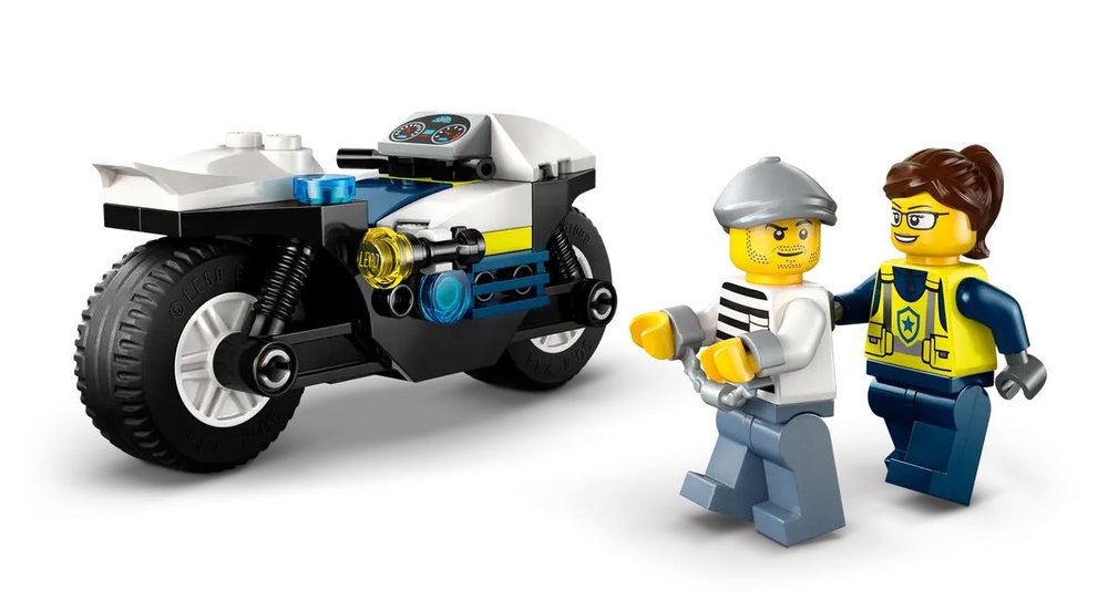 Lego Persecución en Moto de Policía City 60455