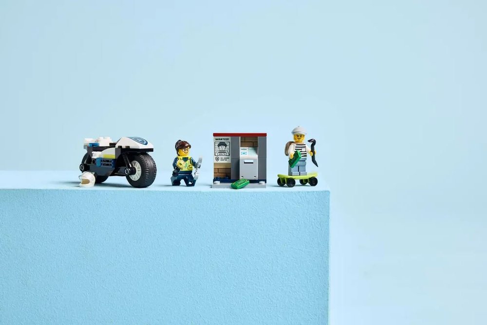 Lego Persecución en Moto de Policía City 60455