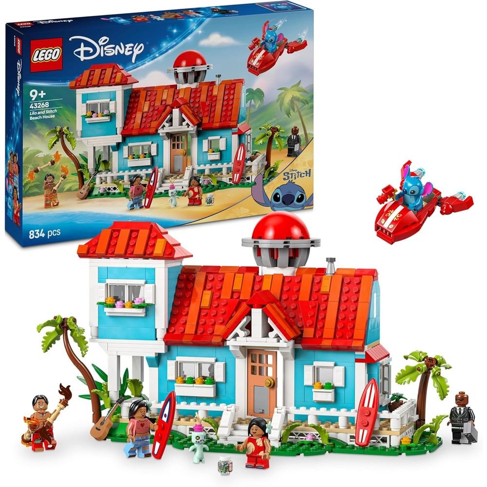 LEGO CASA EN LA PLAYA DE LILO Y STITCH | LEGO DISNEY | 1 UNIDAD | 5702017814575