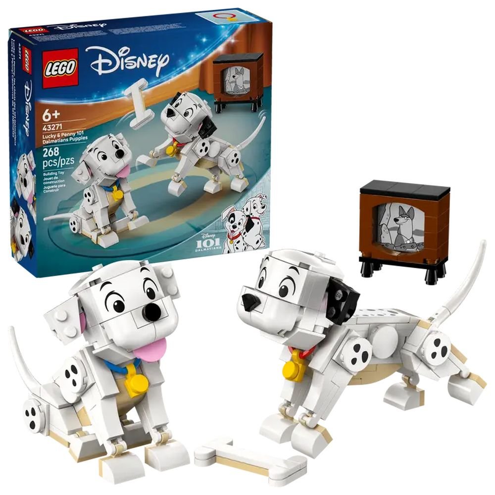 Lego Lucky y Penny Cachorros de 101 Dálmatas LEGO Disney