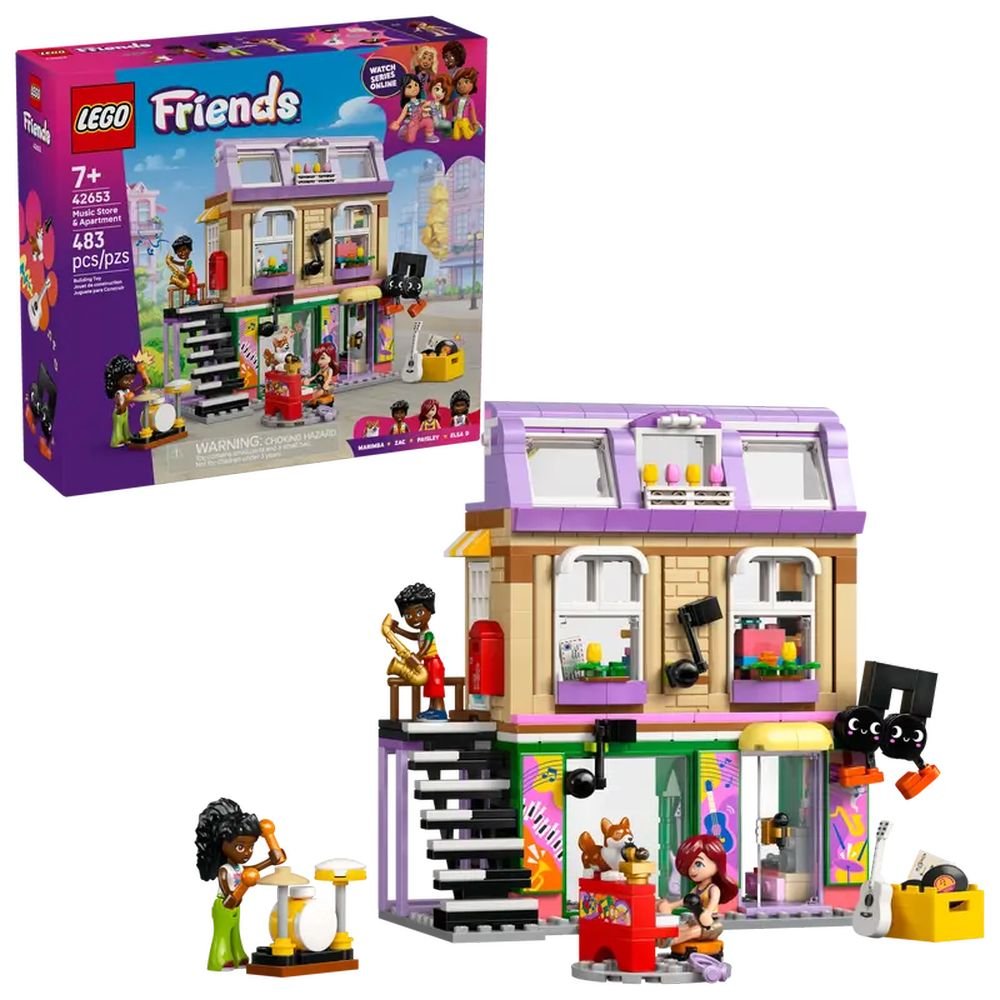LEGO TIENDA DE MUSICA Y APARTAMENTO | LEGO FRIENDS | 1 UNIDAD | 5702017815213 Imagen principal del producto