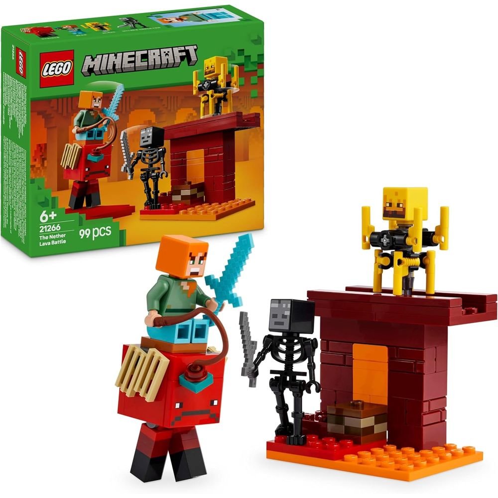 LEGO Minecraft La Batalla de Lava del Inframundo