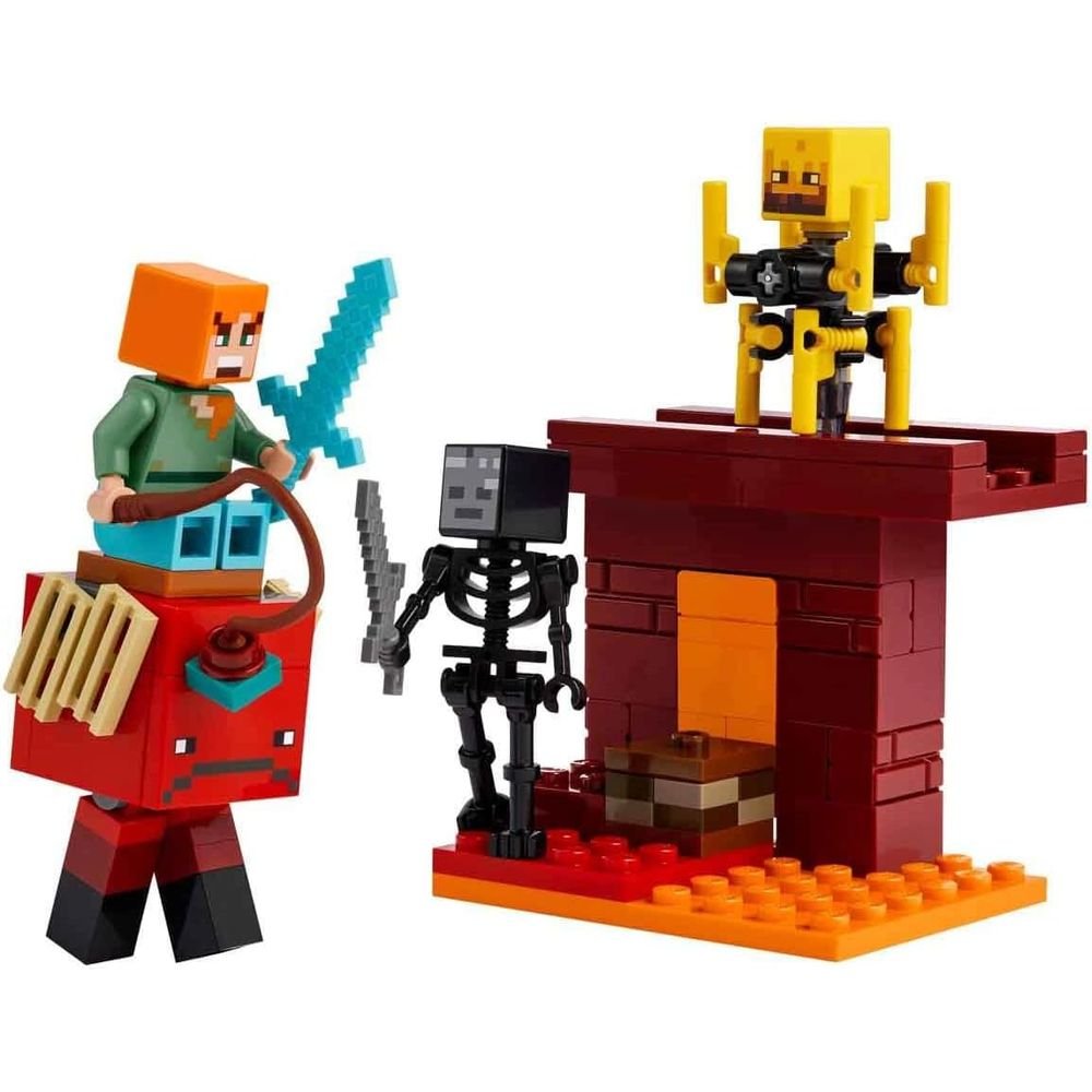 LEGO Minecraft La Batalla de Lava del Inframundo