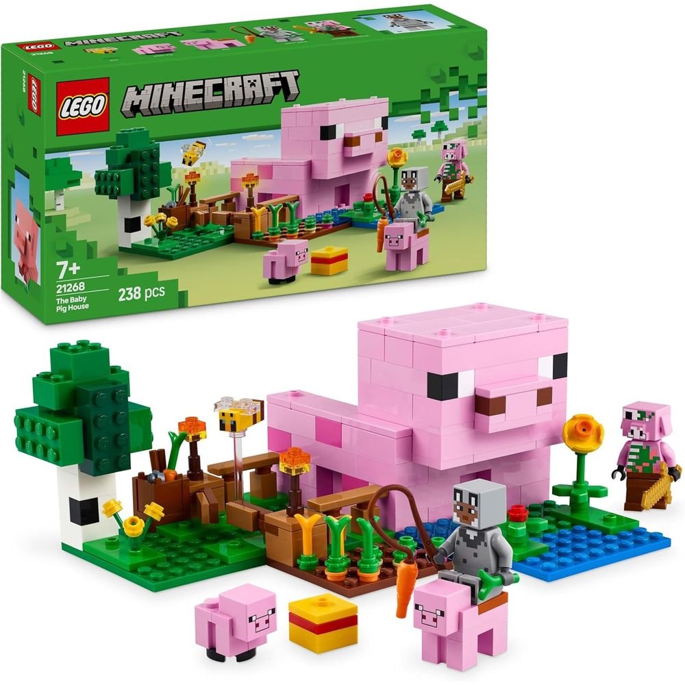 Lego la Casa-Cerdo Bebé Lego Minecraft Imagen principal del producto