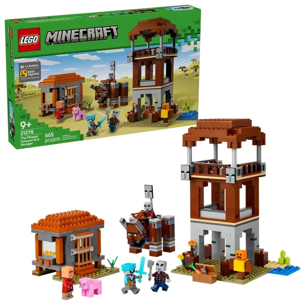LEGO Puesto de Avanzada Saqueadores Devastador Minecraft