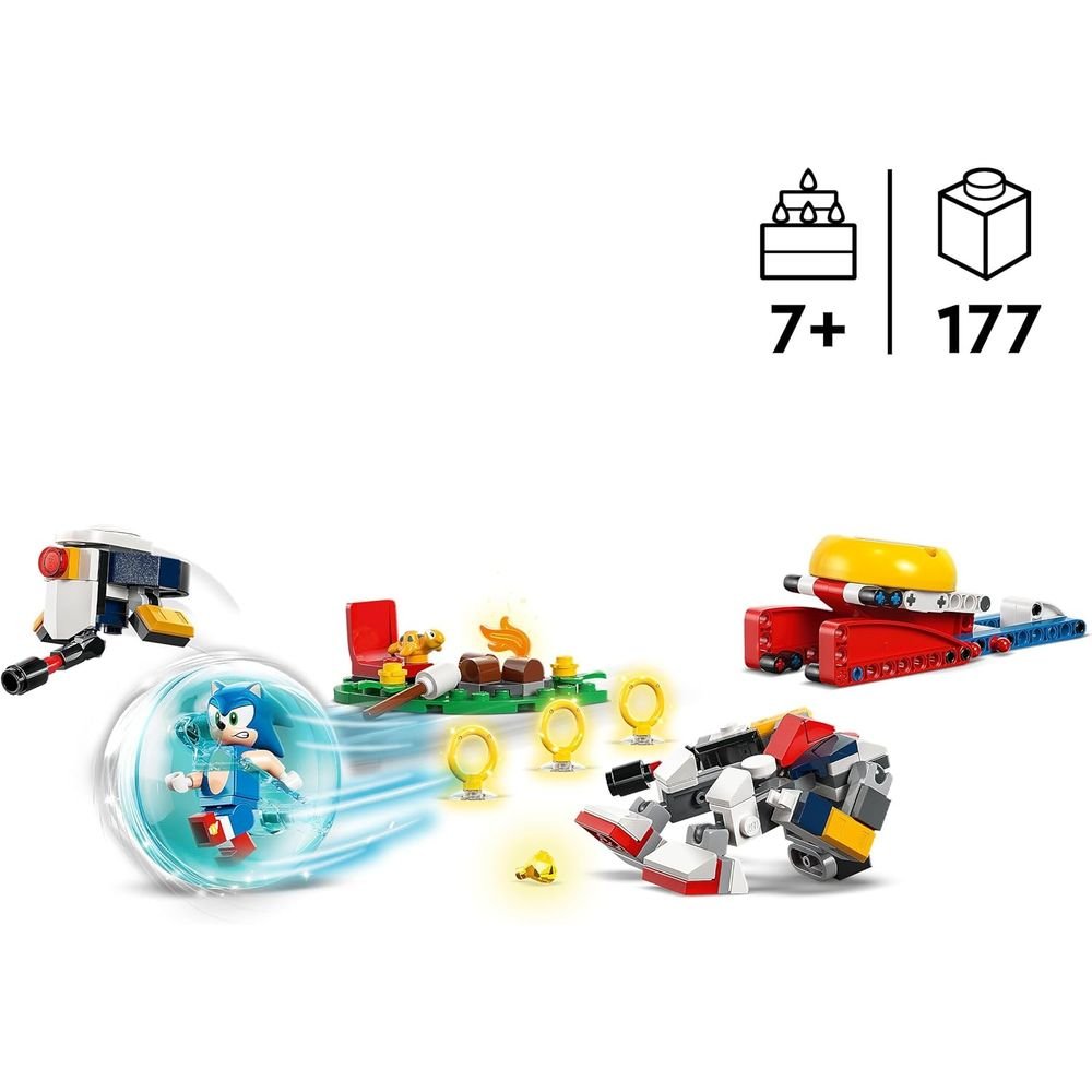 LEGO Batalla de Sonic en la Hoguera - Set 77001