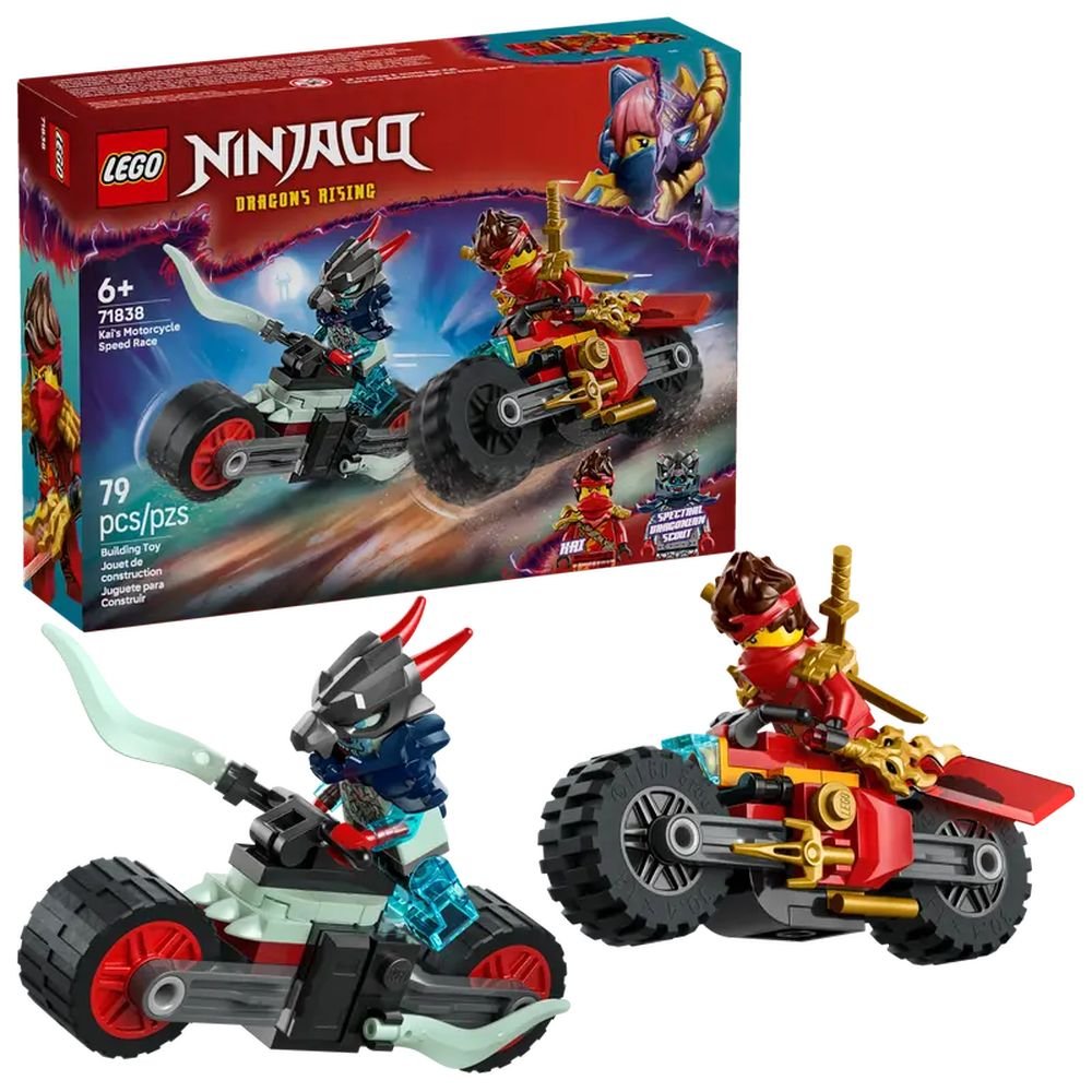 Lego Carrera Relámpago en Moto de Kai Marca Ninjago