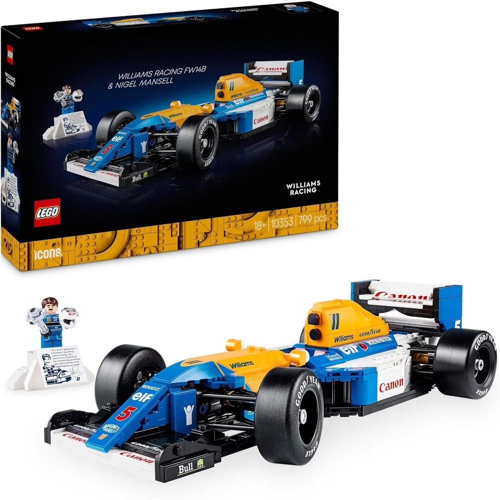 Lego Williams Racing Fw14b y Nigel Mansell Juego de Construcción