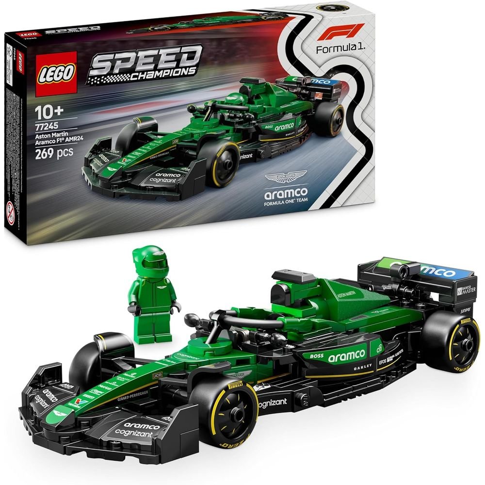 LEGO COCHE DE CARRERAS ASTON MARTIN ARAMCO F1 AMR24 | LEGO SPEED CHAMPIONS | 1 UNIDAD | 5702017816128 Imagen principal del producto