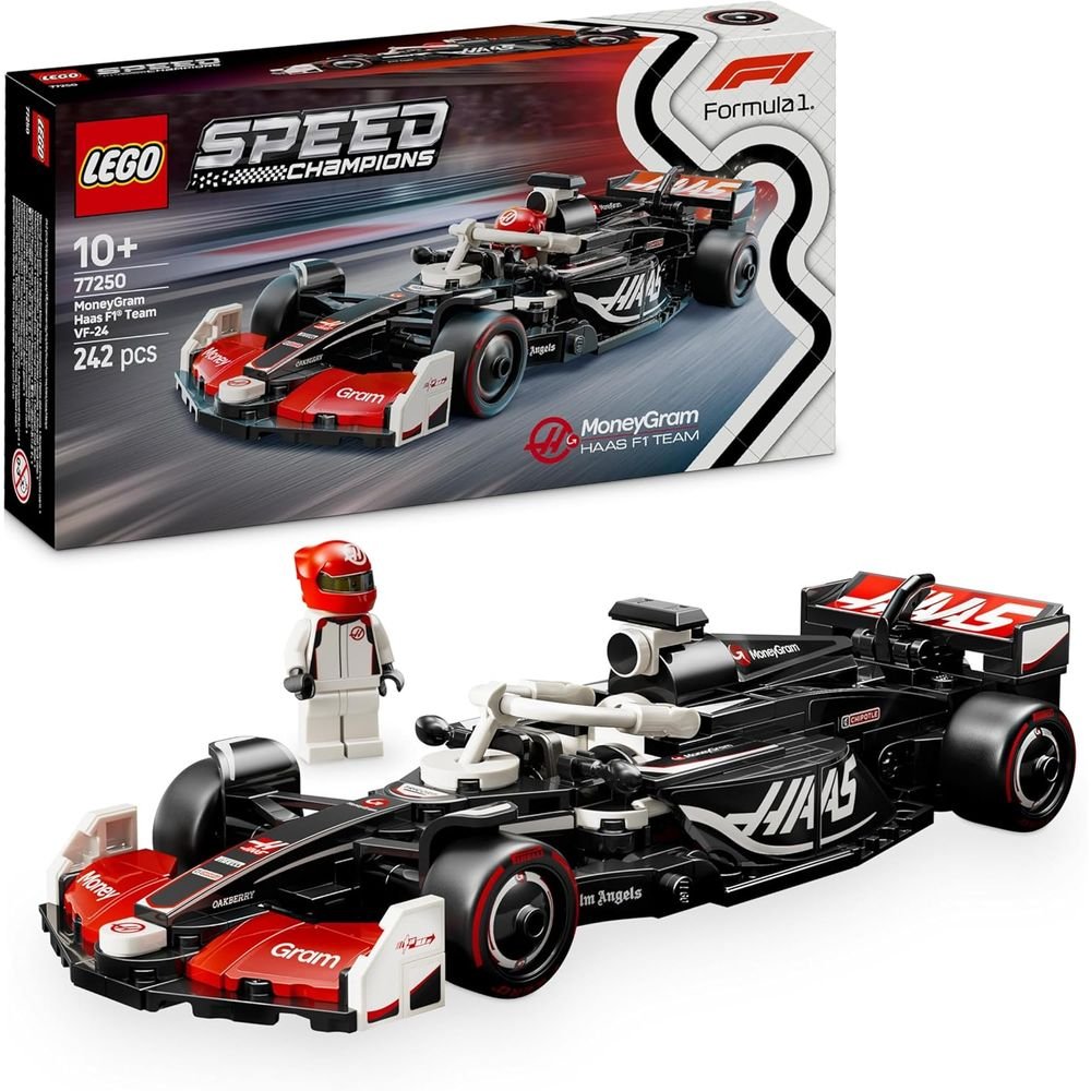 LEGO COCHE DE CARRERAS MONEYGRAM HAAS F1 TEAM VF-24 | LEGO SPEED CHAMPIONS | 1 UNIDAD | 5702017816173 Imagen principal del producto