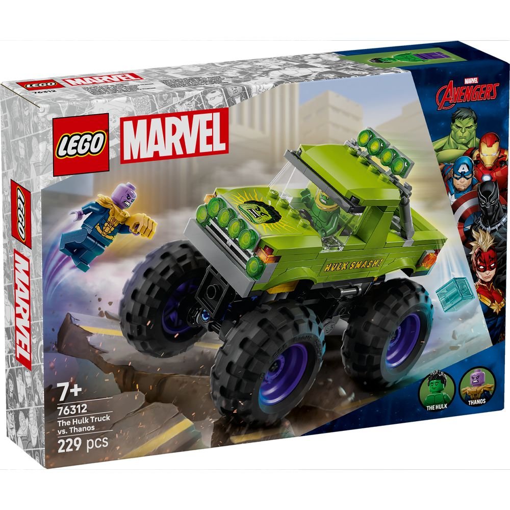 Lego Camión de Hulk Vs. Thanos LEGO Super Heroes