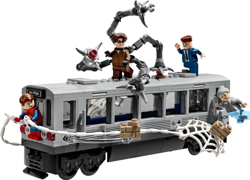 Lego Spider-Man vs. Doc Ock Escena del Tren Subterráneo Marca LEGO Super Heroes