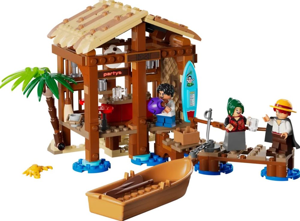Lego One Piece Cabaña del Pueblo Molino - Juguete de Construcción