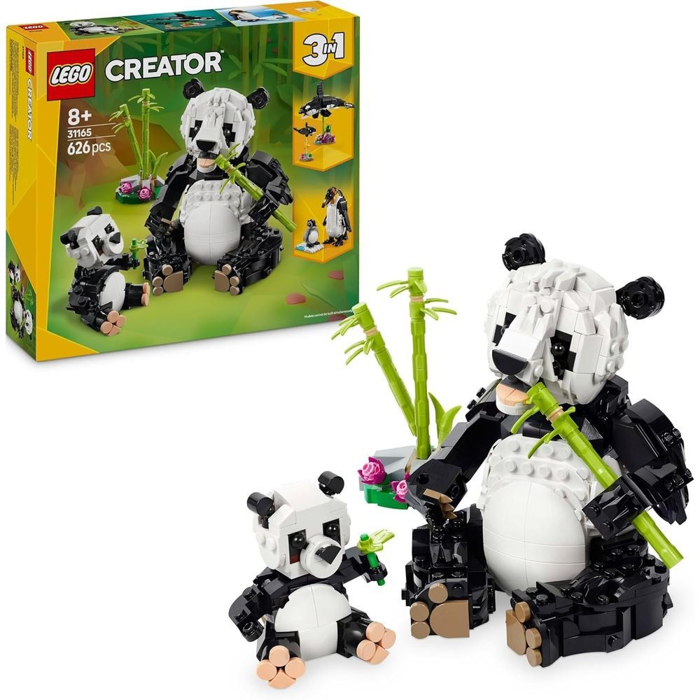 Lego Fauna Salvaje Familia de Pandas 31165