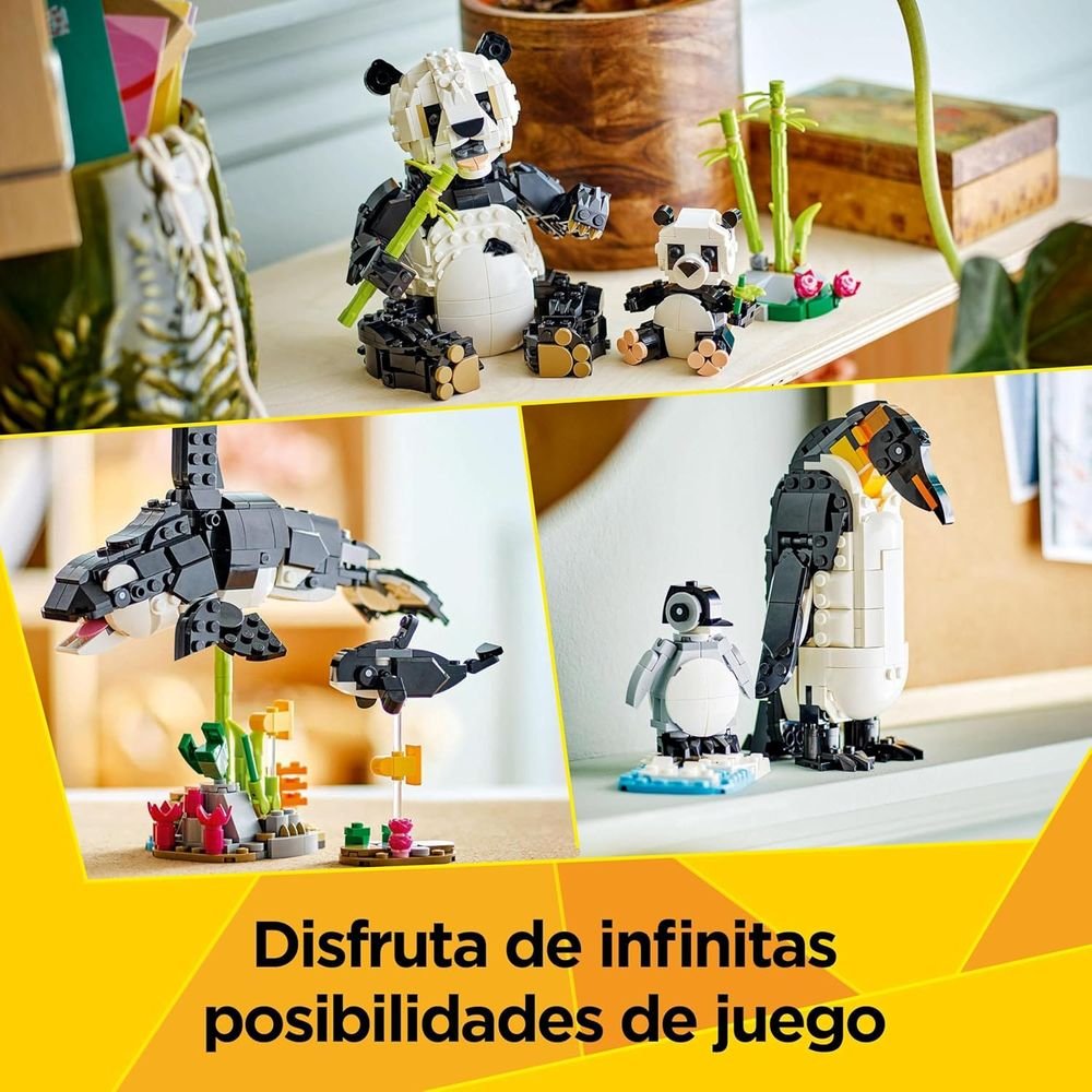 Lego Fauna Salvaje Familia de Pandas 31165