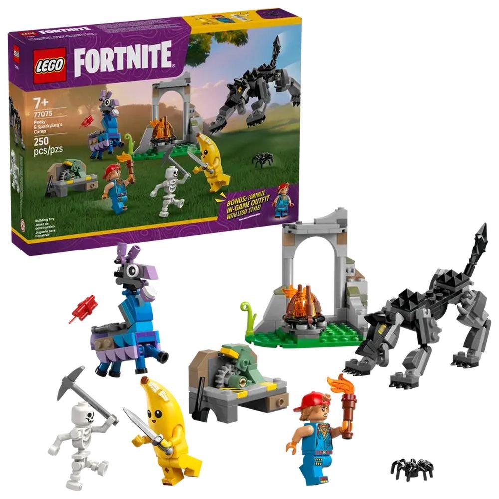 Lego Campamento de Banano y Bujia Fortnite Lego S.A. Juguete
