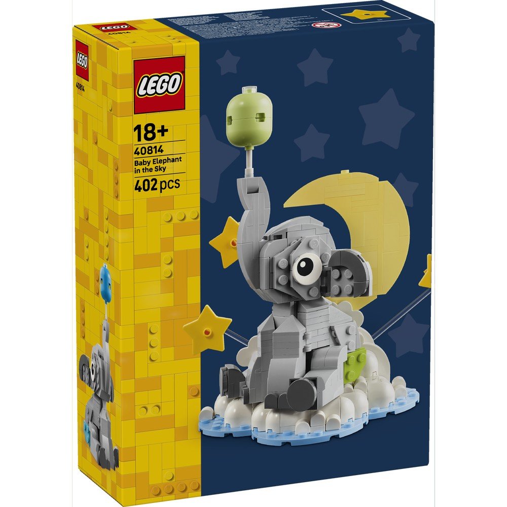 Lego Bebé Elefante en el Cielo - Juguete construcción