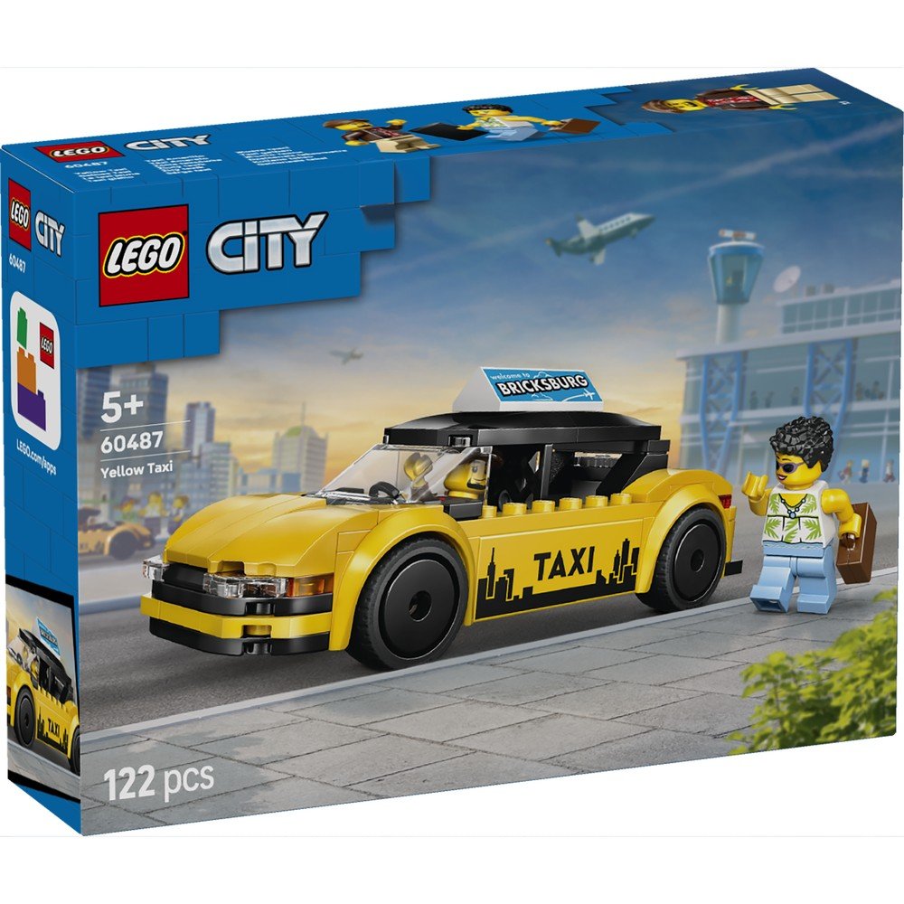 Lego Taxi Amarillo Lego City Juguete para niños a partir de 5 años Imagen principal del producto