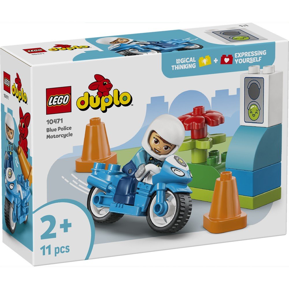Lego Moto de Policía Azul LEGO DUPLO