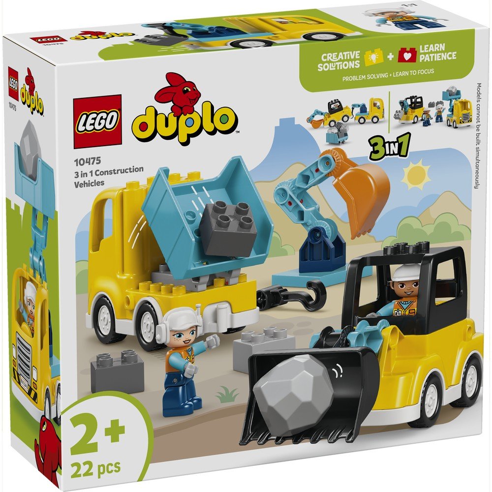 Lego Duplo Vehículos de Construcción 3 en 1