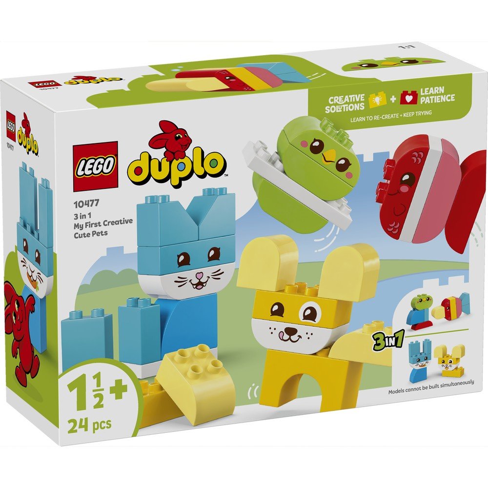 LEGO DUPLO Simpáticas Mascotas Creativas 3 en 1