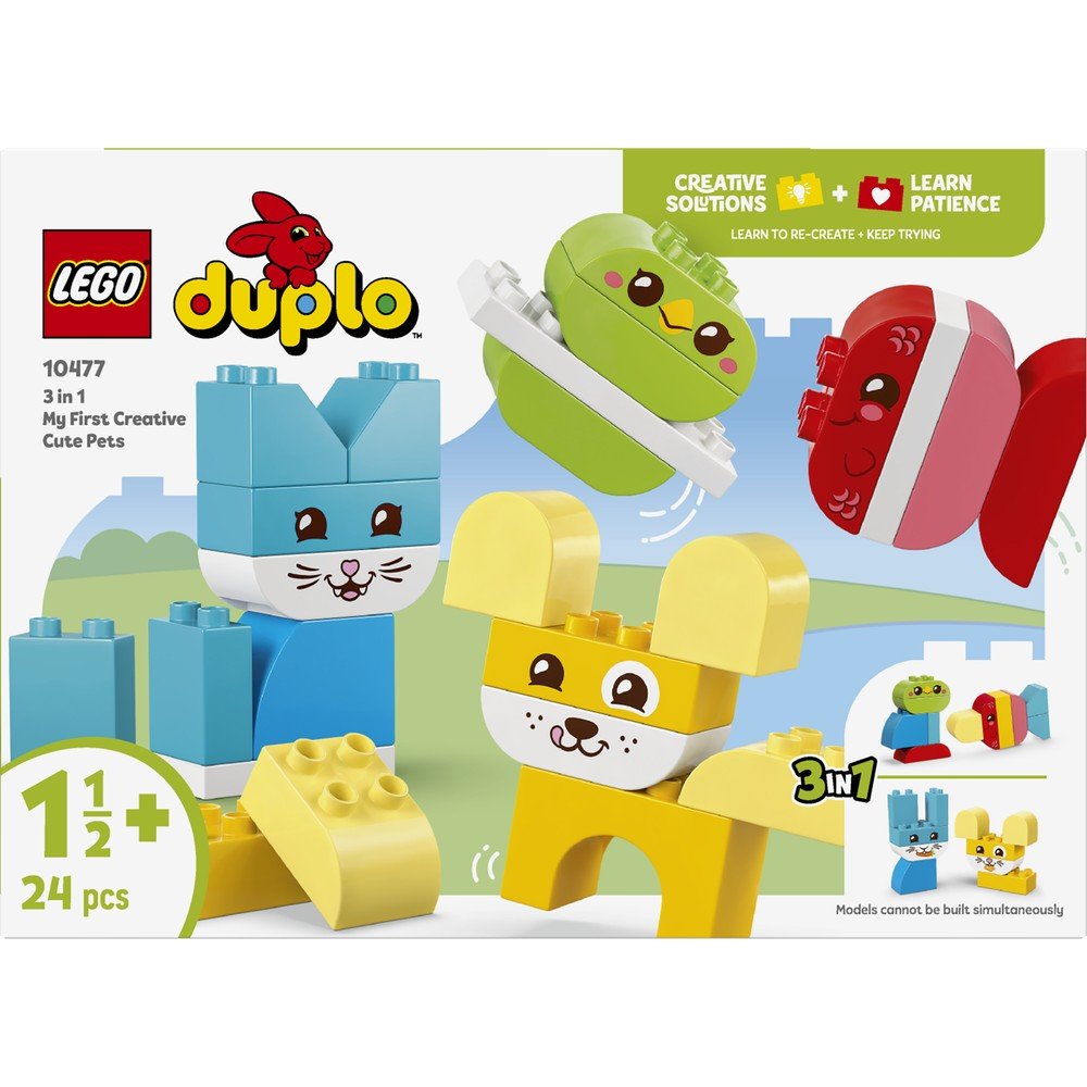 LEGO DUPLO Simpáticas Mascotas Creativas 3 en 1