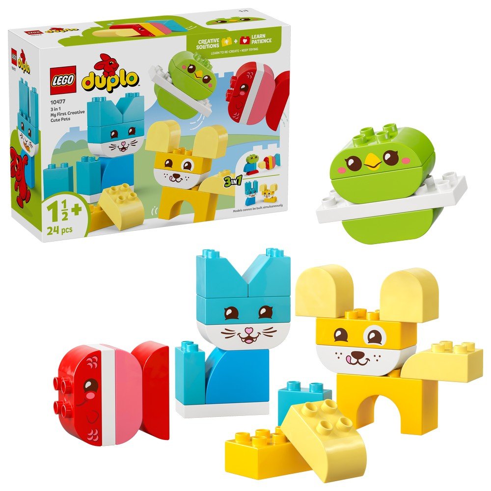 LEGO DUPLO Simpáticas Mascotas Creativas 3 en 1