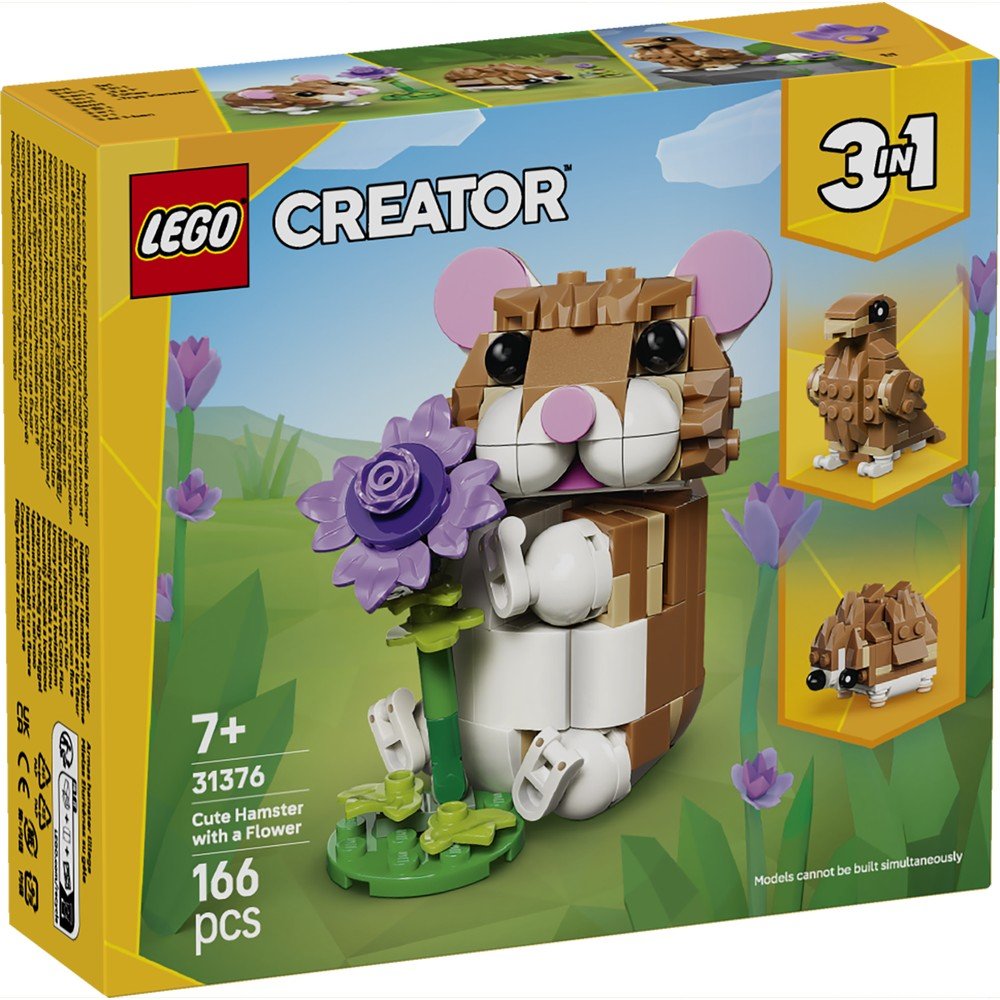 Lego Lindo Hamster con Flor Imagen principal del producto