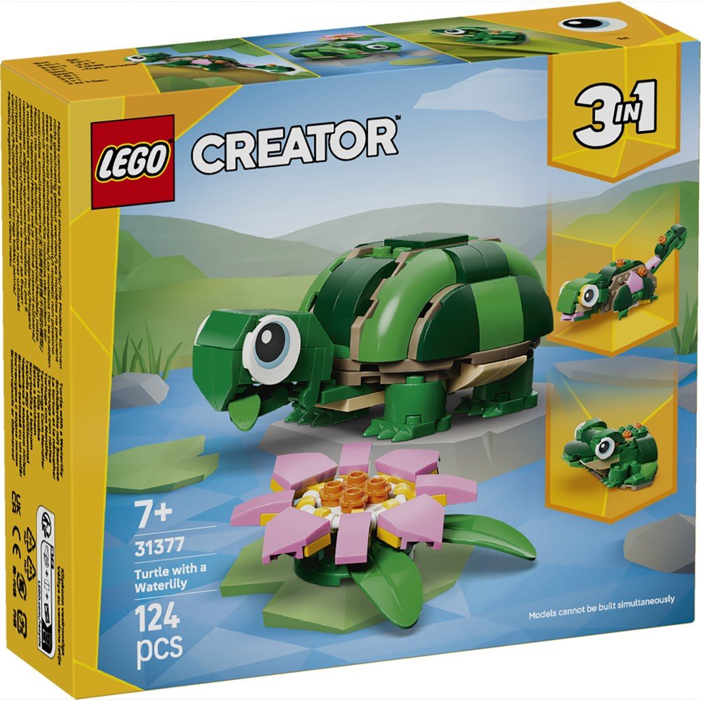 Lego Tortuga con Flor de Nenufar Creator Juguete Educativo