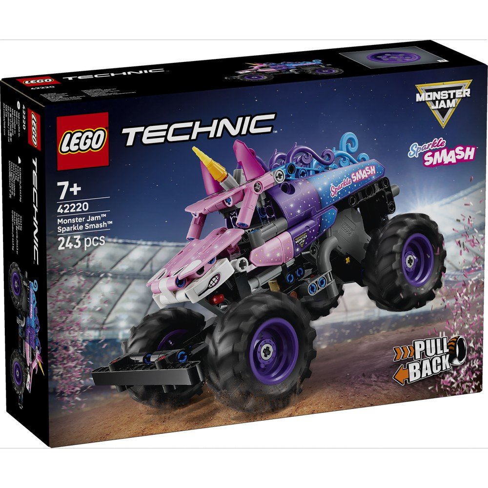 Lego Monster Jam Sparkle Smash con Motor de Carga Manual LEGO TECHNIC