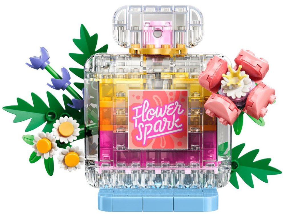 Lego Frasco Decorativo de Perfume Floral 3 en 1