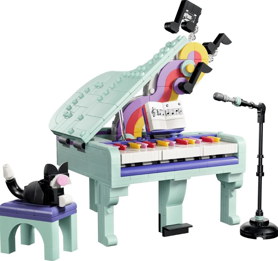 Lego Piano Musical Decorativo con Gato 3 en 1 Lego Creator Imagen principal del producto