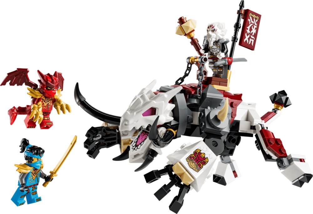Lego Ninjago Zilvar y Bestia Dragon Grimtak 71863