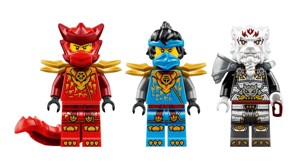 Lego Ninjago Zilvar y Bestia Dragon Grimtak 71863