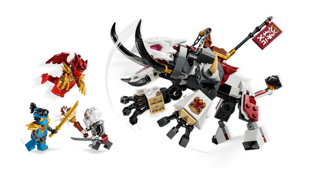 Lego Ninjago Zilvar y Bestia Dragon Grimtak 71863