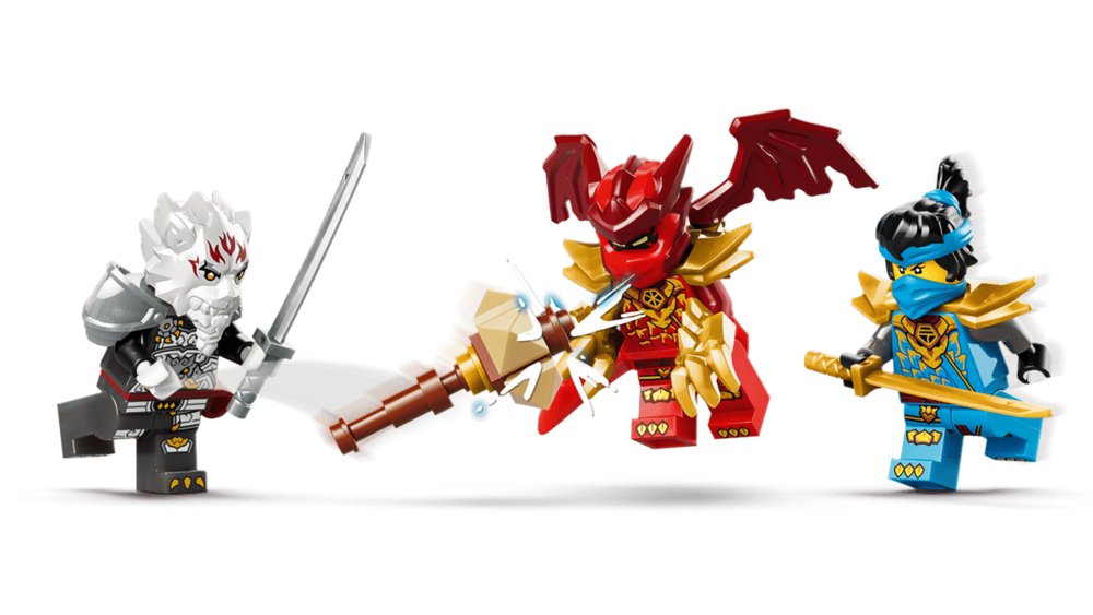 Lego Ninjago Zilvar y Bestia Dragon Grimtak 71863