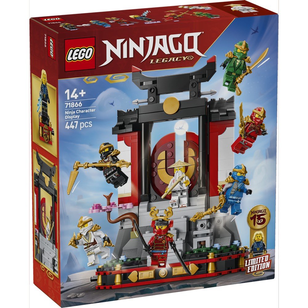 Lego exposición de personajes Ninja 15 aniversario LEGO Ninjago