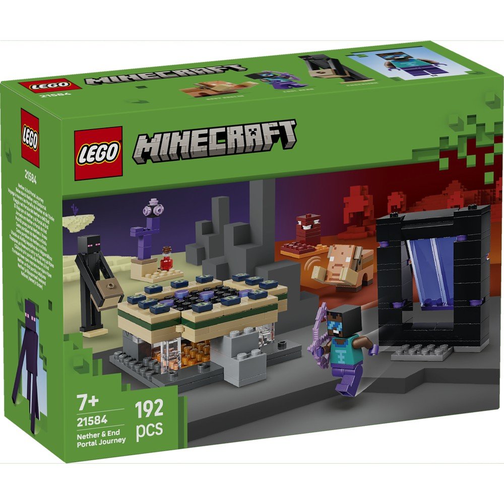 Lego El Viaje por el Nether y el Portal al End – Juego de Construcción Minecraft Imagen principal del producto
