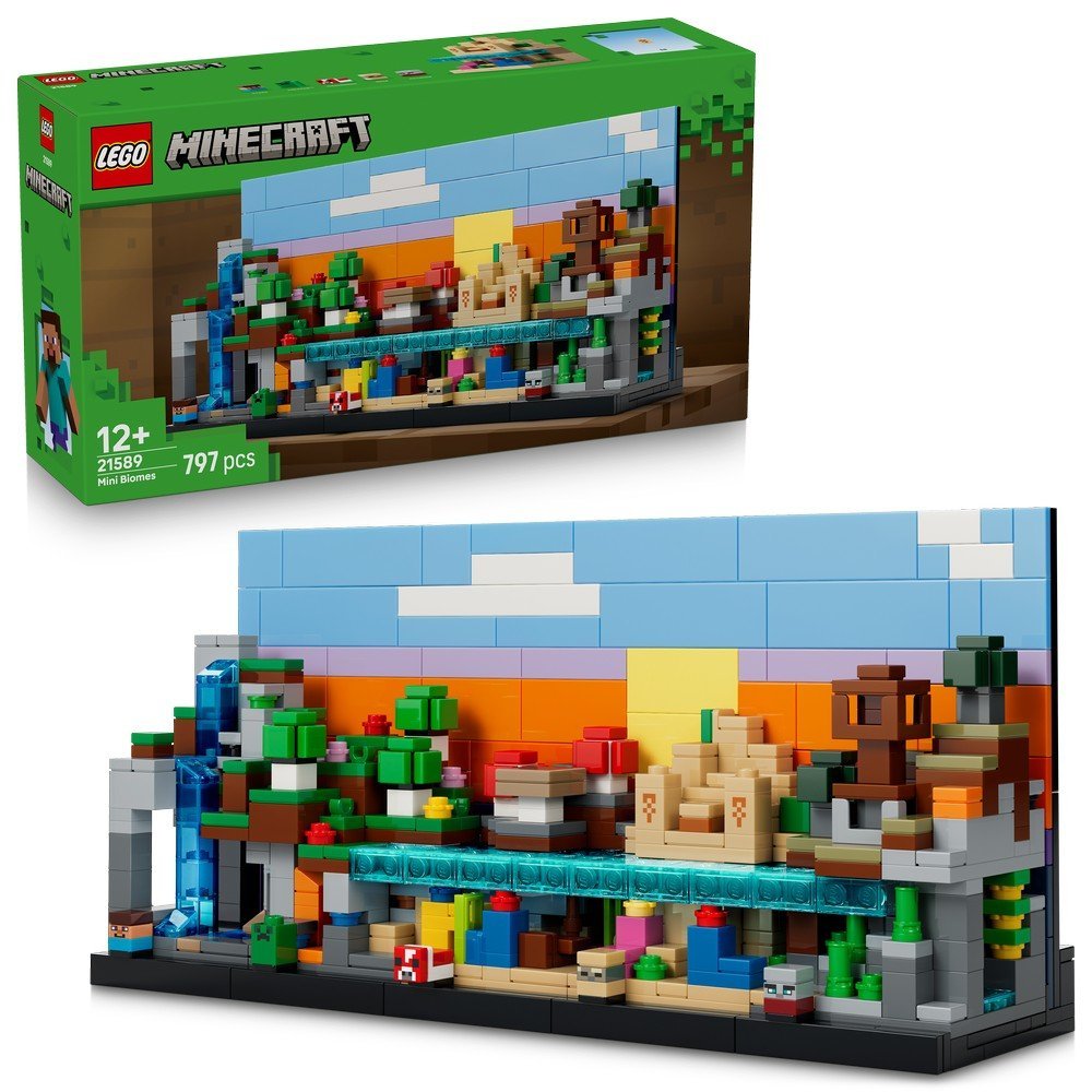 Lego Minibiomas Juego de Construcción Minecraft