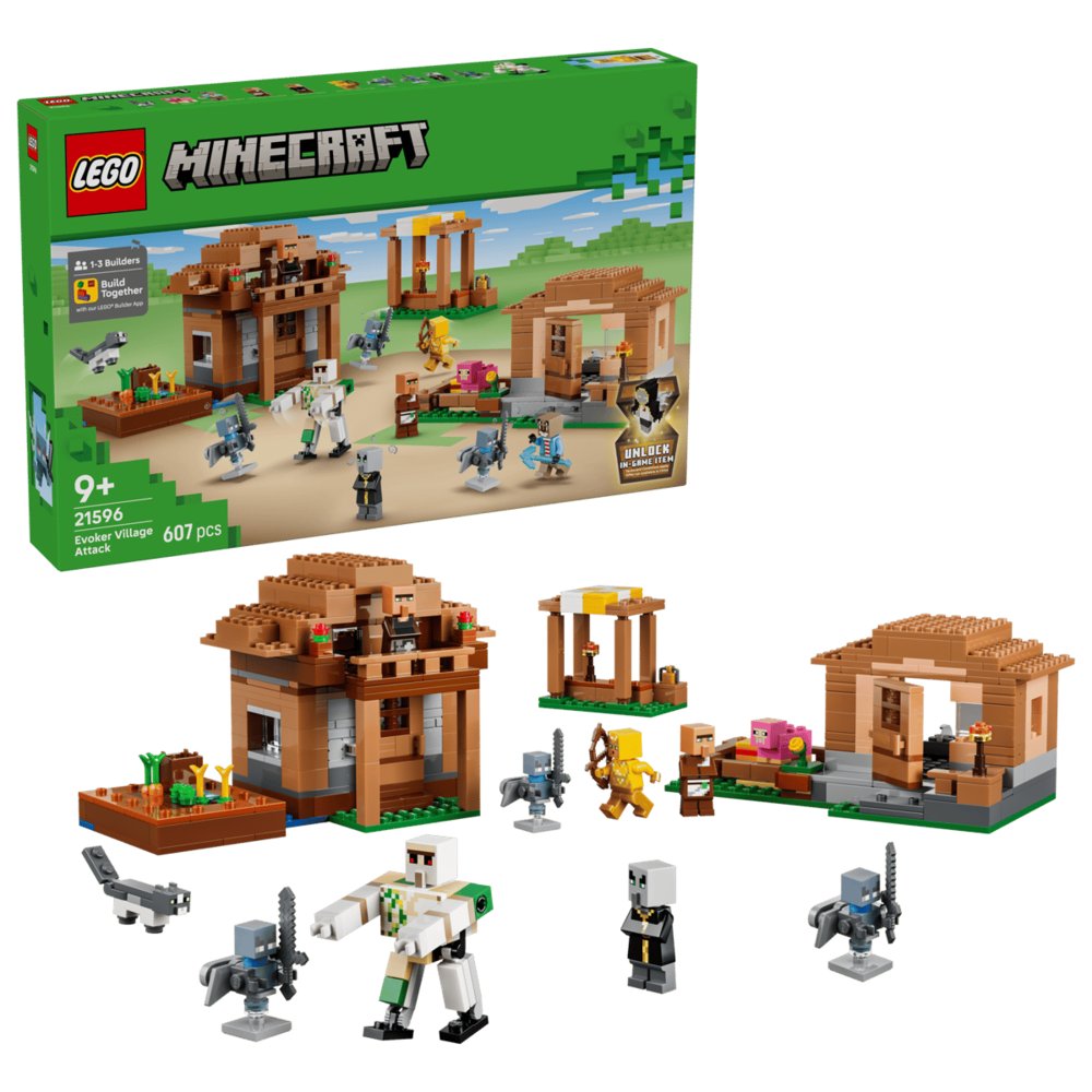 Lego Ataque del Evocador a la Aldea Lego Minecraft