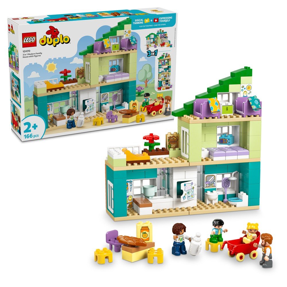 Lego Duplo Casa Familiar Moderna 3 en 1