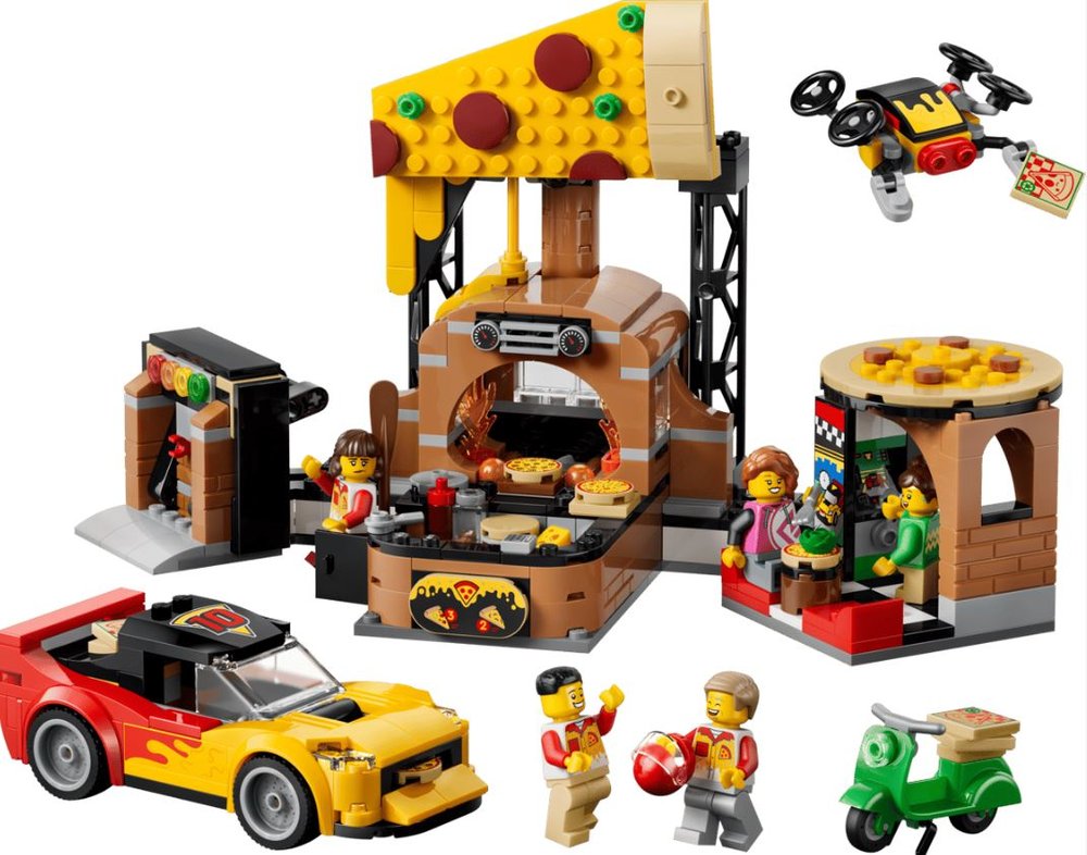 Lego Experiencia de Pizza a Domicilio con Vehículos Imagen principal del producto
