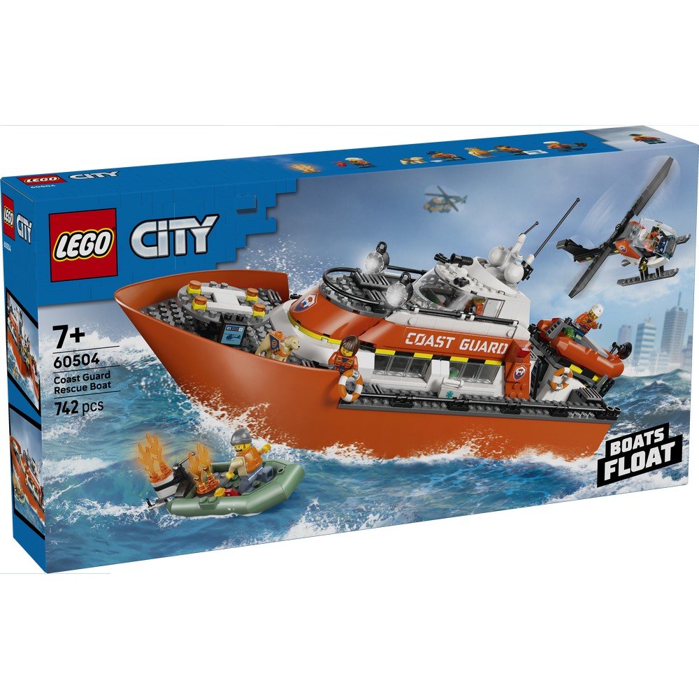 Lego Barco y Helicóptero de Rescate de Guardacostas LEGO City Imagen principal del producto