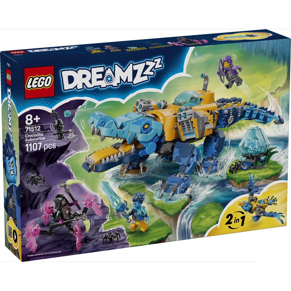 Lego Submarino Cocodrilo Juego de Construcción Imagen principal del producto