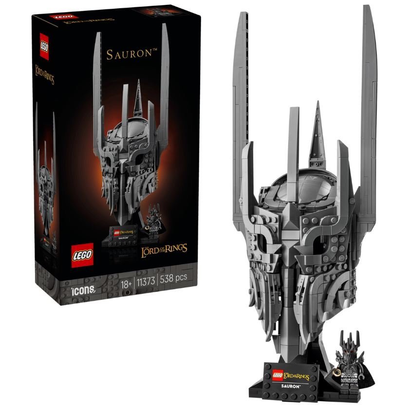 Lego Icons El Señor de los Anillos Casco de Sauron Marca Creator