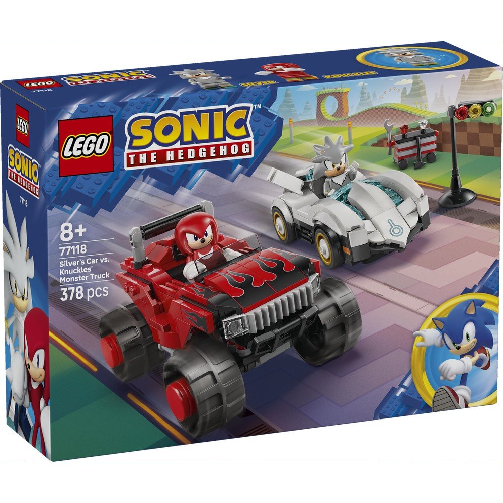 Lego Coche de Silver Vs. Monster Truck de Knuckles Imagen principal del producto